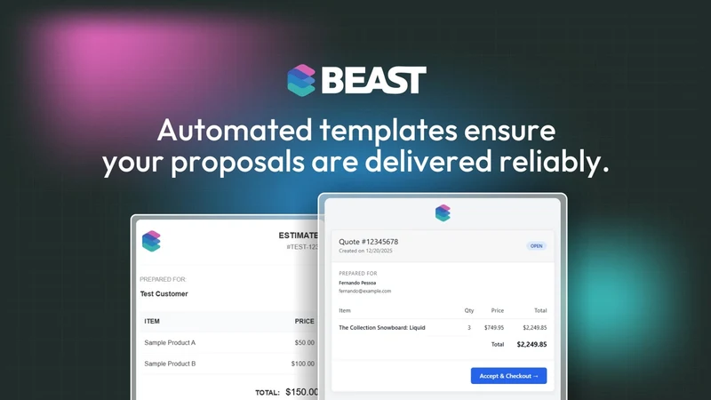 BEAST: Quote & CRM