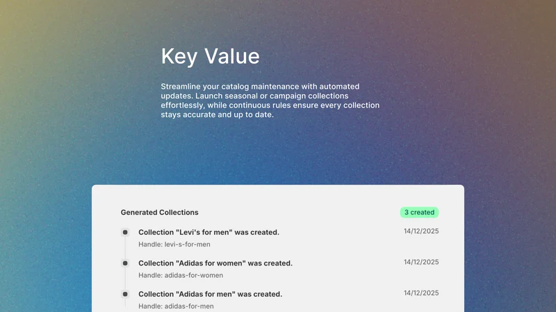 Tessel: Collections at Scale