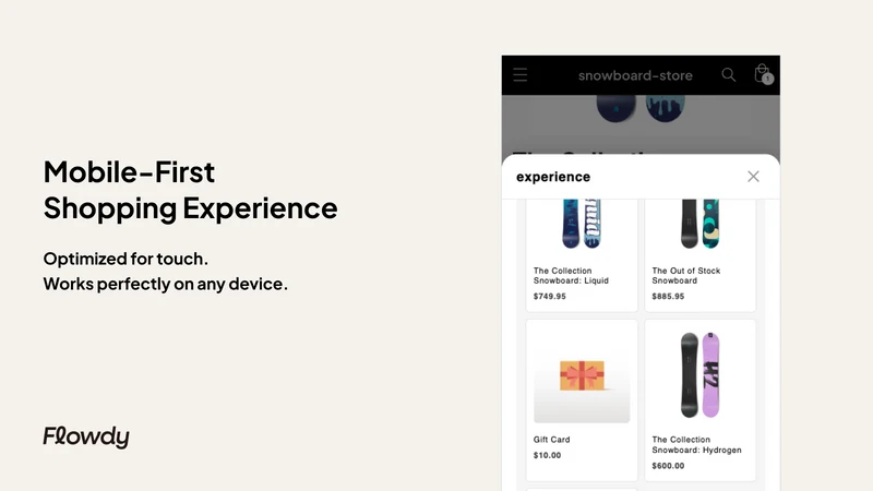 Flowdy: Blog Content to Cart