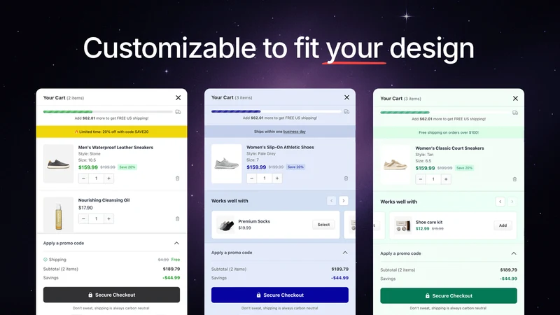 CommerceGurus Cart Upsells
