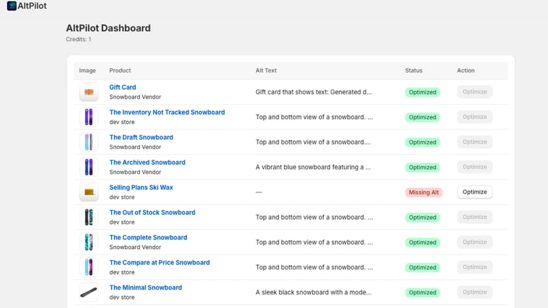 AltPilot: SEO Image Optimizer