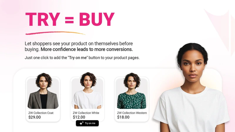 Tryvia ‑ AI Virtual Try‑On