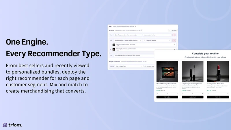 Triom: Personalization Engine