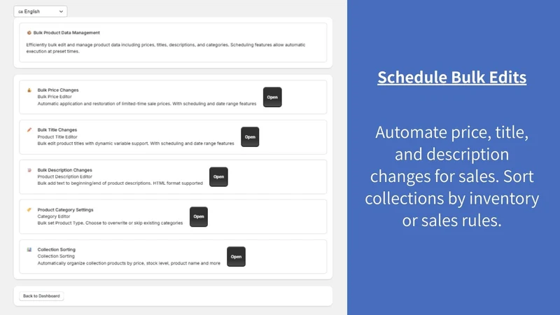 OPSync: Bulk Edit & Scheduler