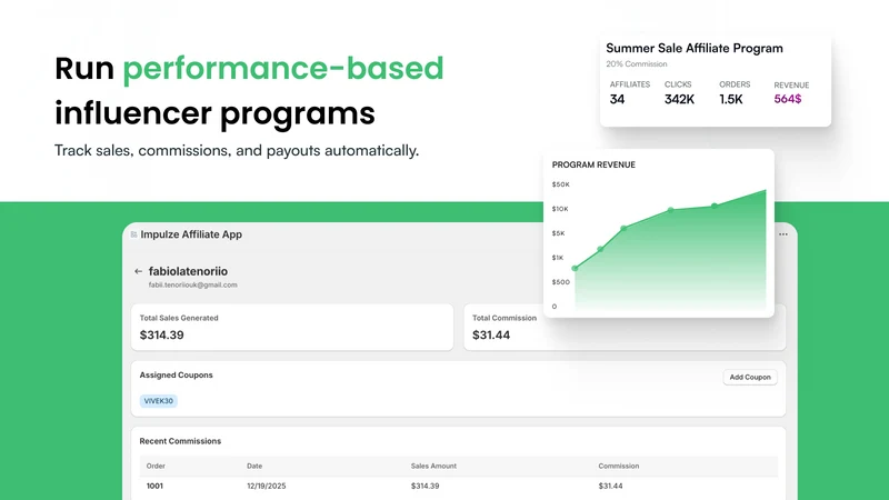 Impulze Affiliate Tracker