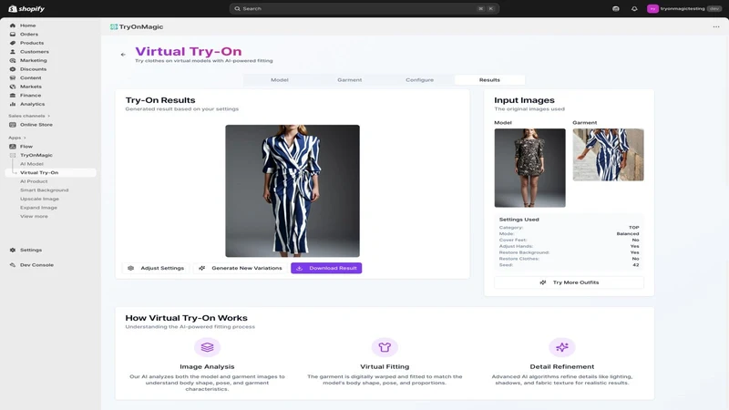 TryOnMagic: AI Fashion Studio