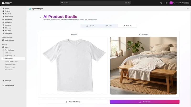 TryOnMagic: AI Fashion Studio