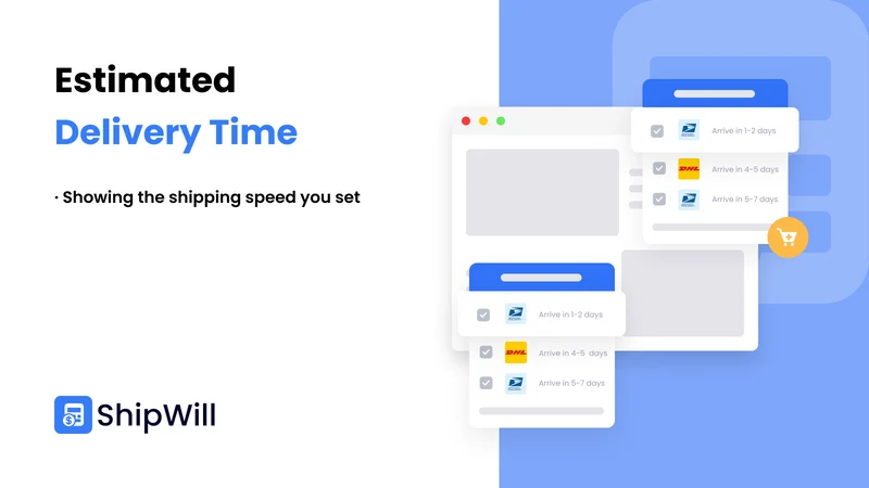 Shipping rates & Delivery time