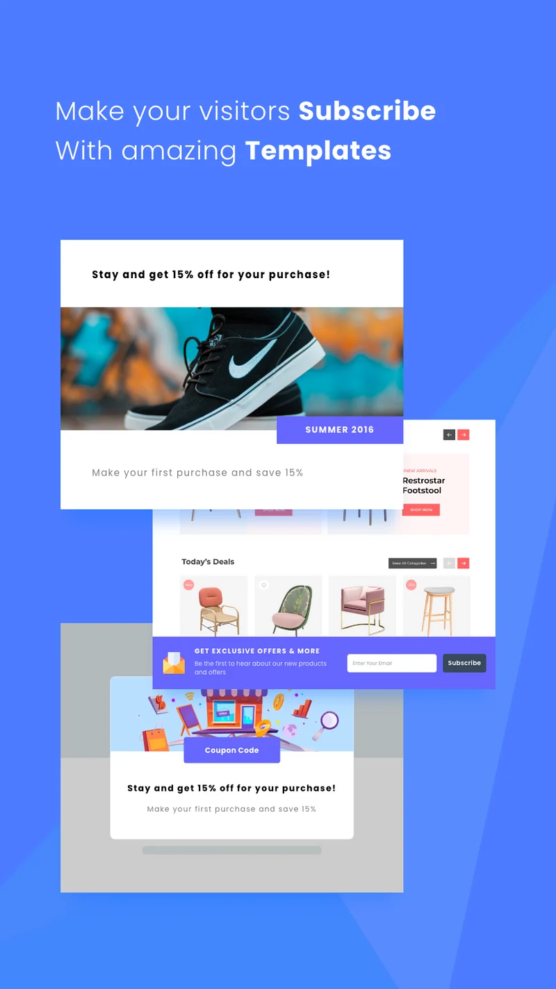 Optinify ‑ Email & SMS Popups