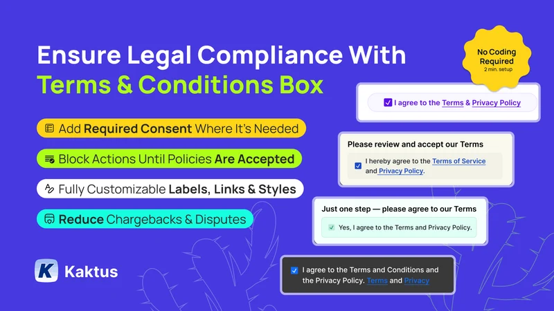 K: Terms and Conditions Box