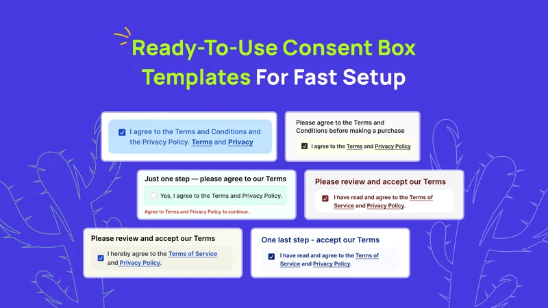 K: Terms and Conditions Box