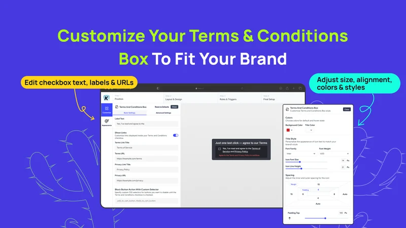 K: Terms and Conditions Box