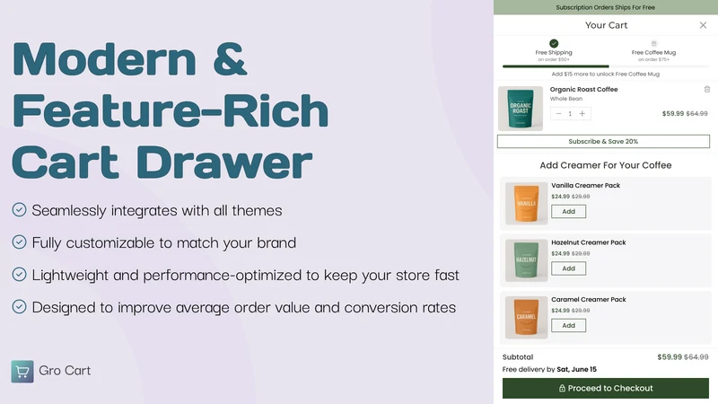Gro Cart ‑ Slide Cart Drawer