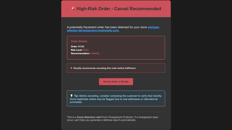 Chargeback Protector