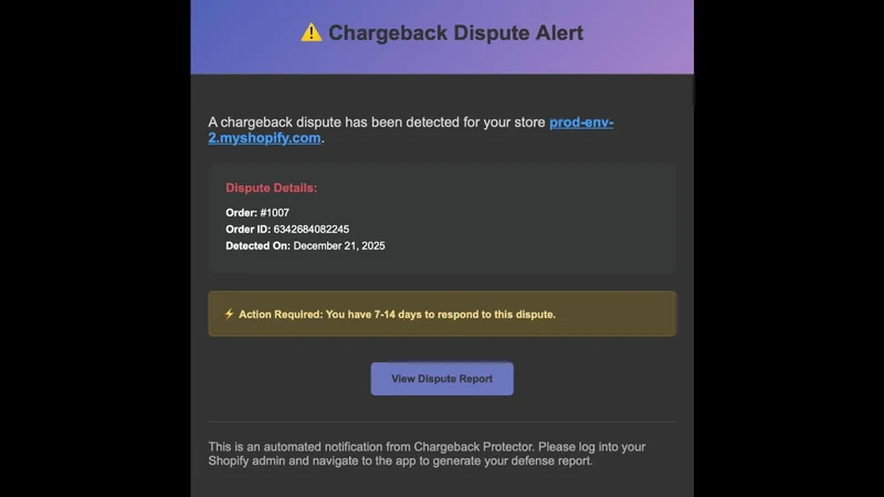 Chargeback Protector