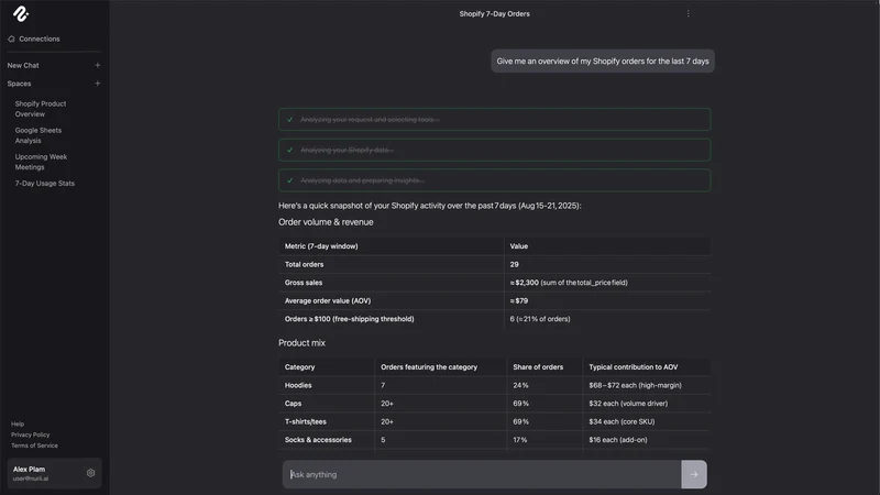Nurii ‑ AI Business Assistant