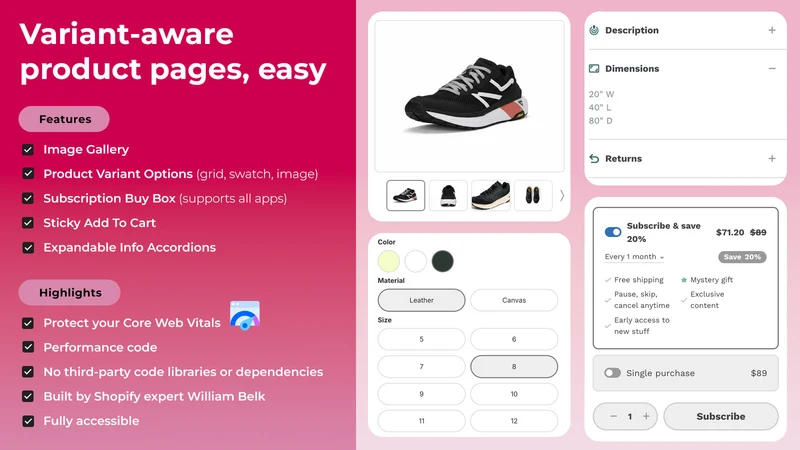 Power Product Page