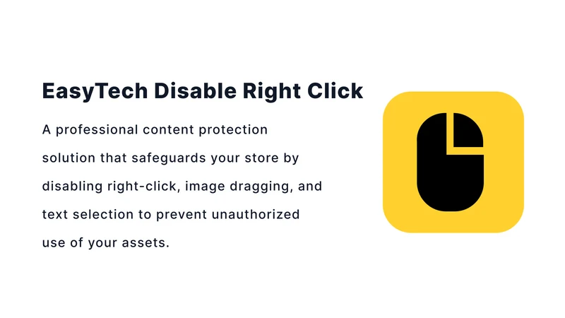 EasyTech Disable Right Click