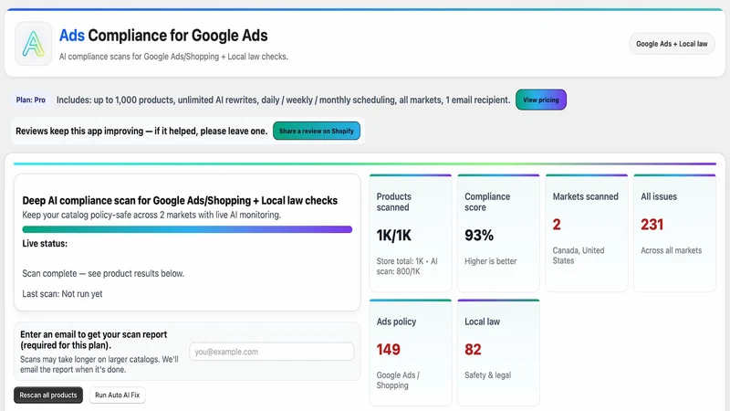 Get Compliant: Google Shopping