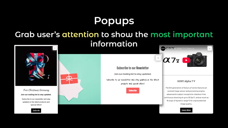 Optimized Slider,Timer & Popup