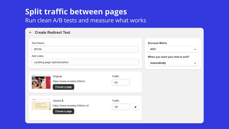 ABcommerce A/B Testing
