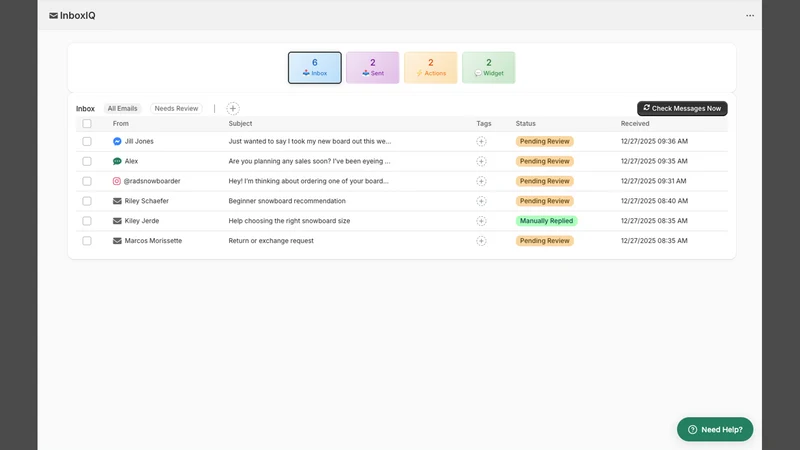 InboxIQ ‑ AI Customer Support
