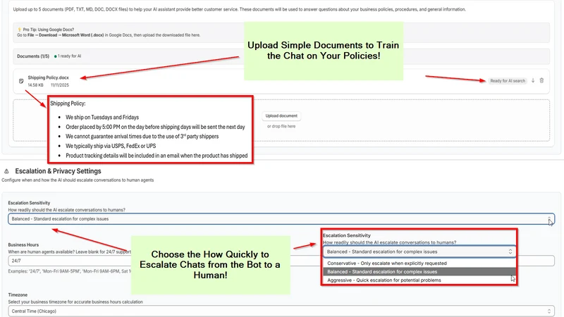 trAInable Chat
