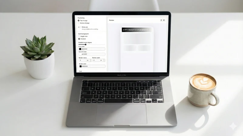 ZenCom Announcement Bar