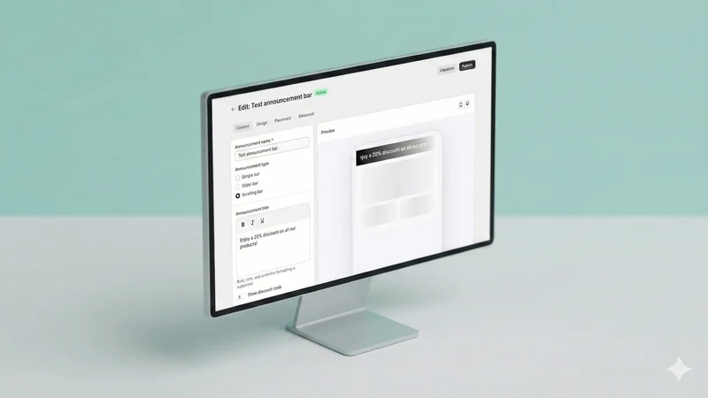 ZenCom Announcement Bar