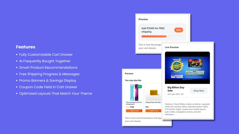 Upsellity AI Cart, Upsell, FBT