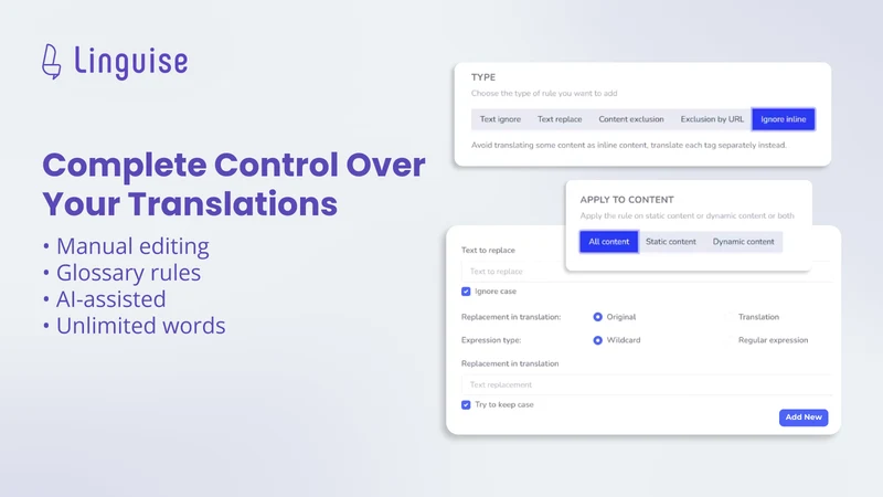 Linguise AI Translation