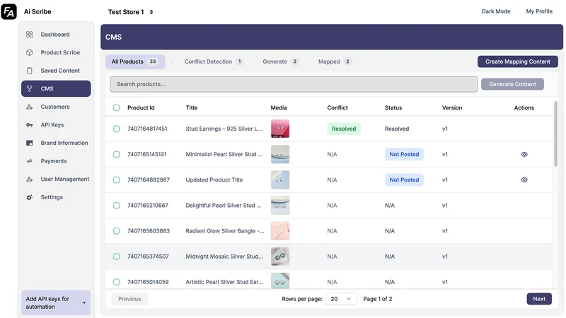 AI Scribe ‑ Content Generation