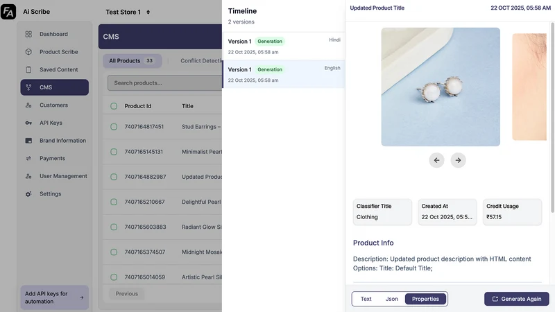 AI Scribe ‑ Content Generation
