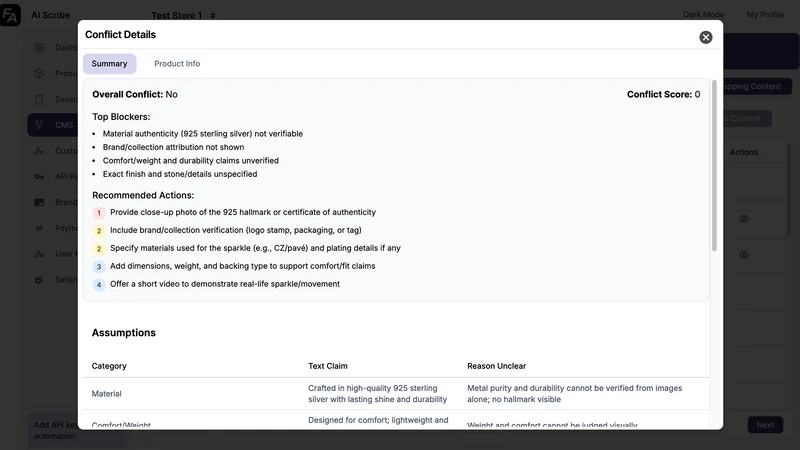 AI Scribe ‑ Content Generation