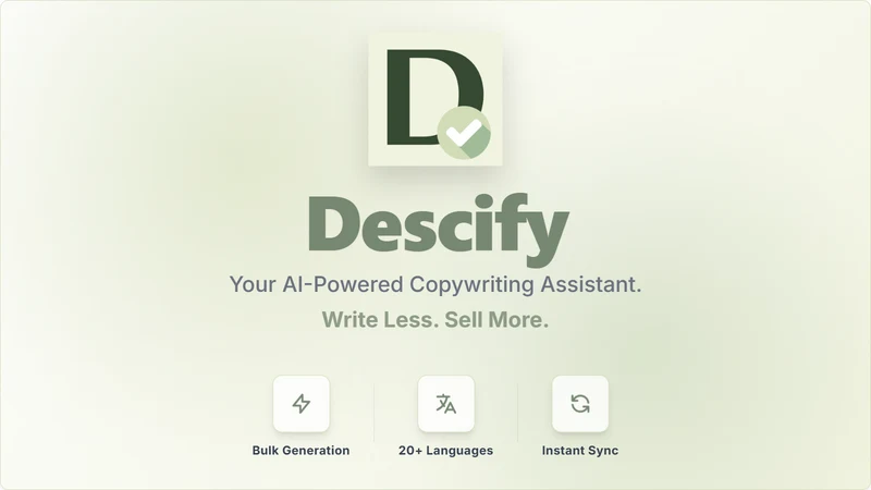 Descify‑AI Product Description