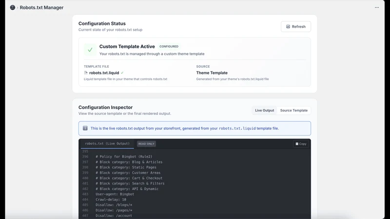 LLM.txt & AI Feed Optimizer