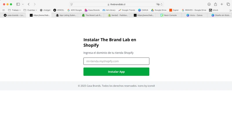 The Brand Lab tracker