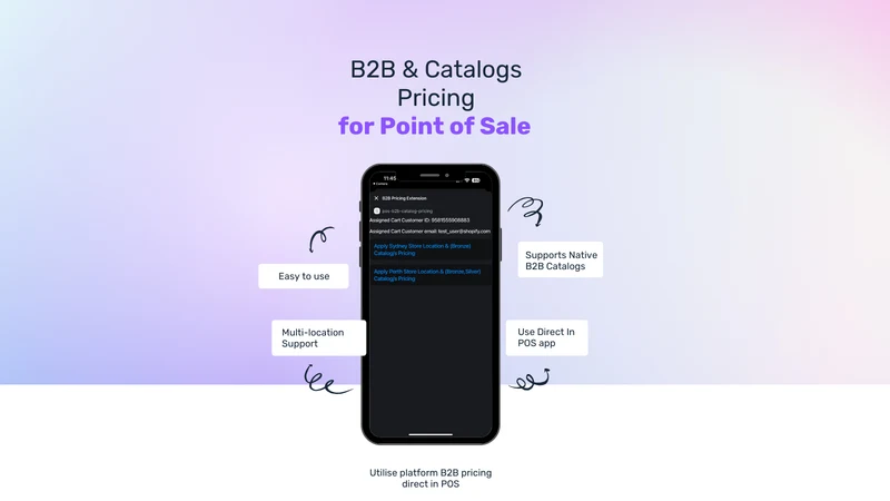 POS ‑ B2B Catalogs & Pricing