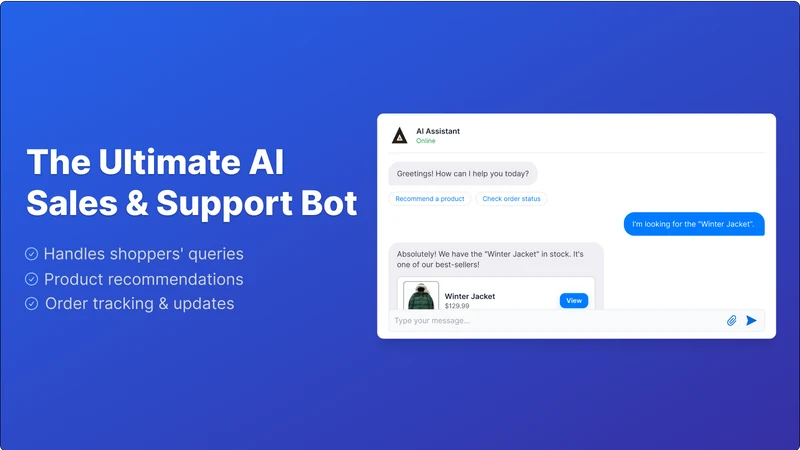 MIT AI Chatbot & Sales Bot