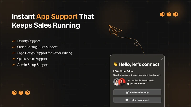 LEO ‑ Order Editing & Upsell