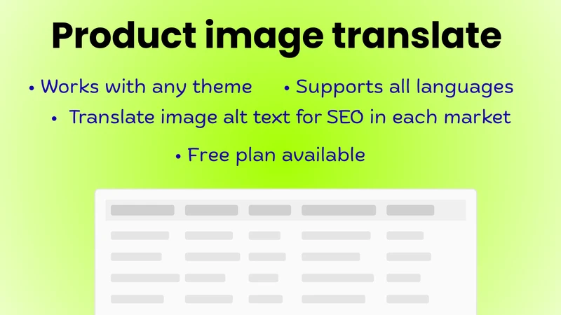 Product Image Translate Easy