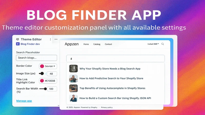 Appzen Blog Finder