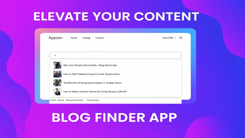 Appzen Blog Finder