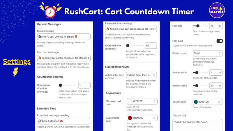 RushCart: Cart Countdown Timer