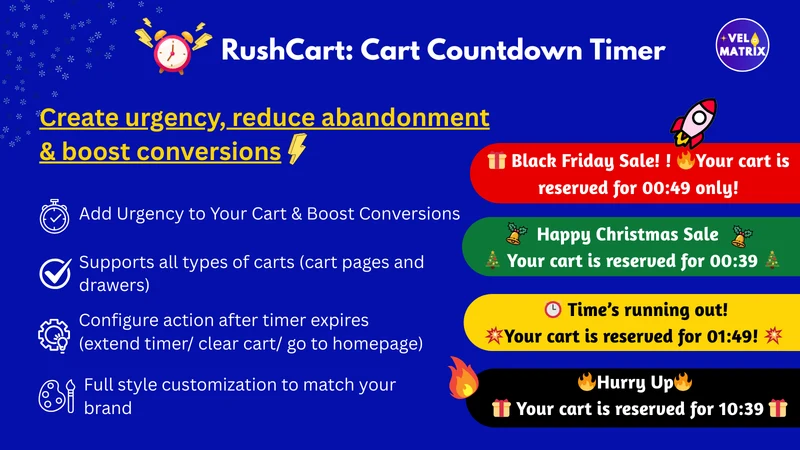 RushCart: Cart Countdown Timer