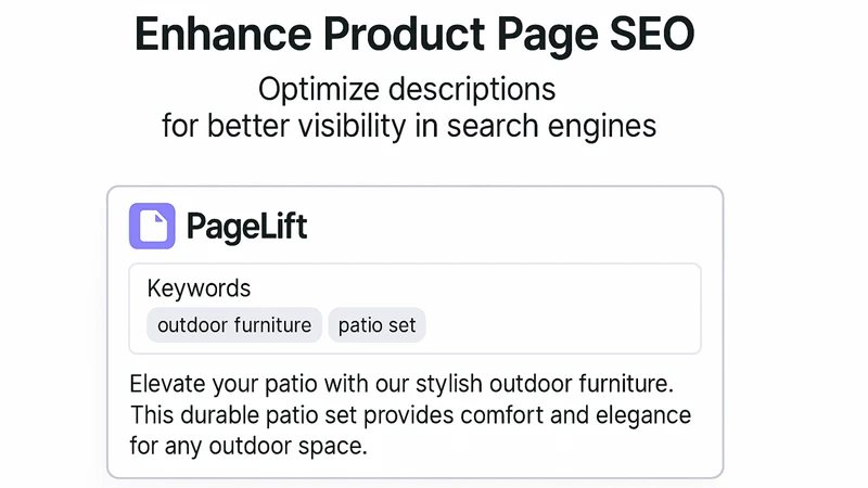 PageLift‑Product Optimization