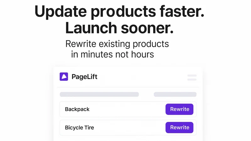 PageLift‑Product Optimization