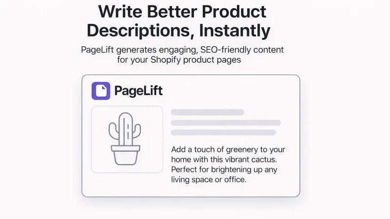 PageLift‑Product Optimization