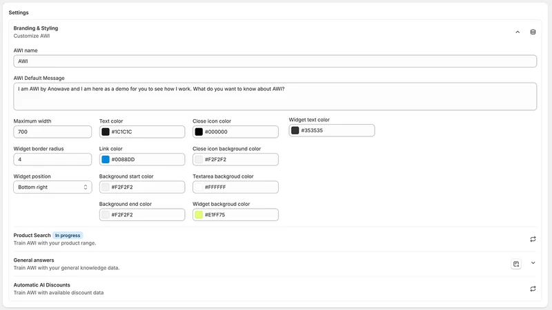 AWI ‑ AI Chatbot & Assistant