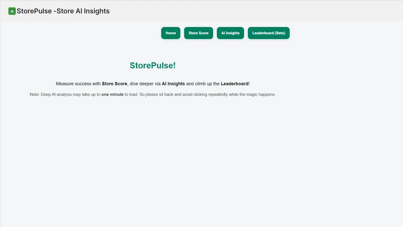 StorePulse: Global Leaderboard